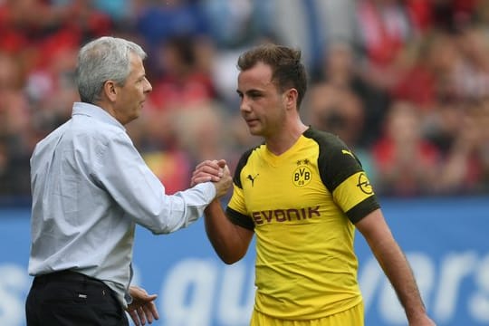 BVB-Trainer Lucien Favre setzt auf Mario Götze.