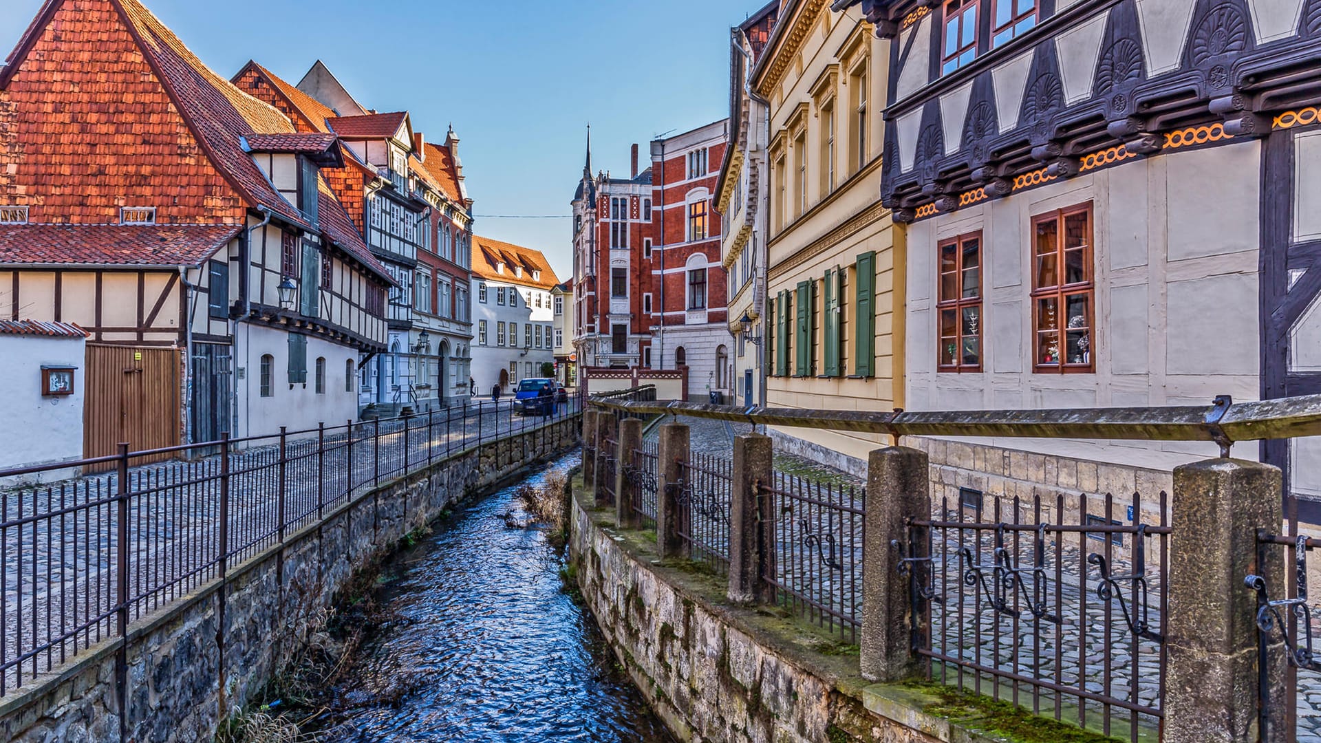 Quedlinburg: Die Fachwerkhäuser sind bis zu sechs Jahrhunderte alt und die Stadt steht auf der Liste des UNESCO-Weltkulturerbes.