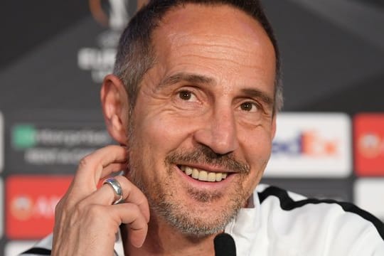 Optimistisch: Eintracht-Coach Adi Hütter.