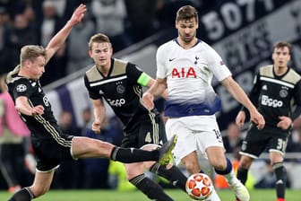 Tottenham-Stürmer Fernando Llorente (r.) in Aktion: Holen die Spurs das 0:1 aus dem Hinspiel auf?