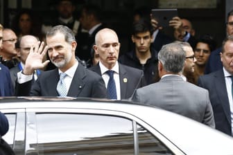 König Felipe VI.: Er war zu Besuch in Italien.