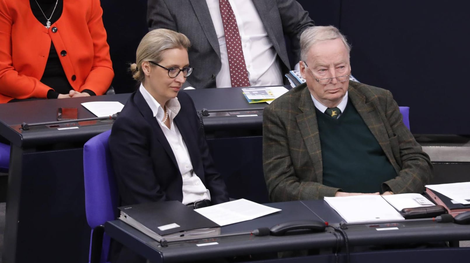 AfD-Fraktionschefs Weidel und Gauland: Bislang scheiterten alle ihre Kandidaten für den Bundestagsvize. AfD-Fraktionschefs Weidel und Gauland: Bislang scheiterten alle ihre Kandidaten für den Bundestagsvize.