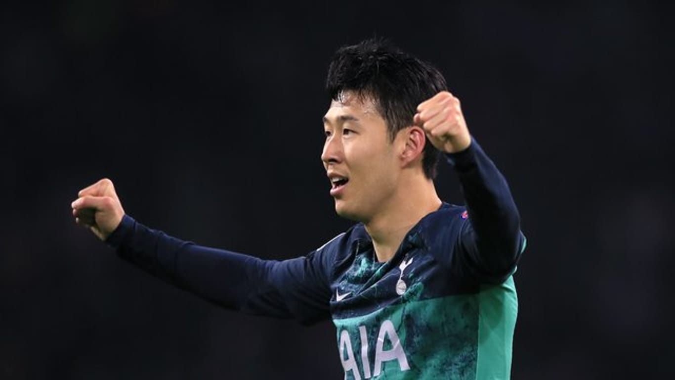 Tottenhams Heung-Min Son jubelt über den Finaleinzug.