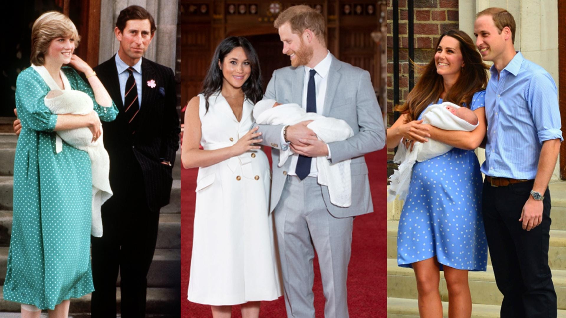 Diana, Meghan und Kate: So war ihr erster Auftritt mit dem Baby.