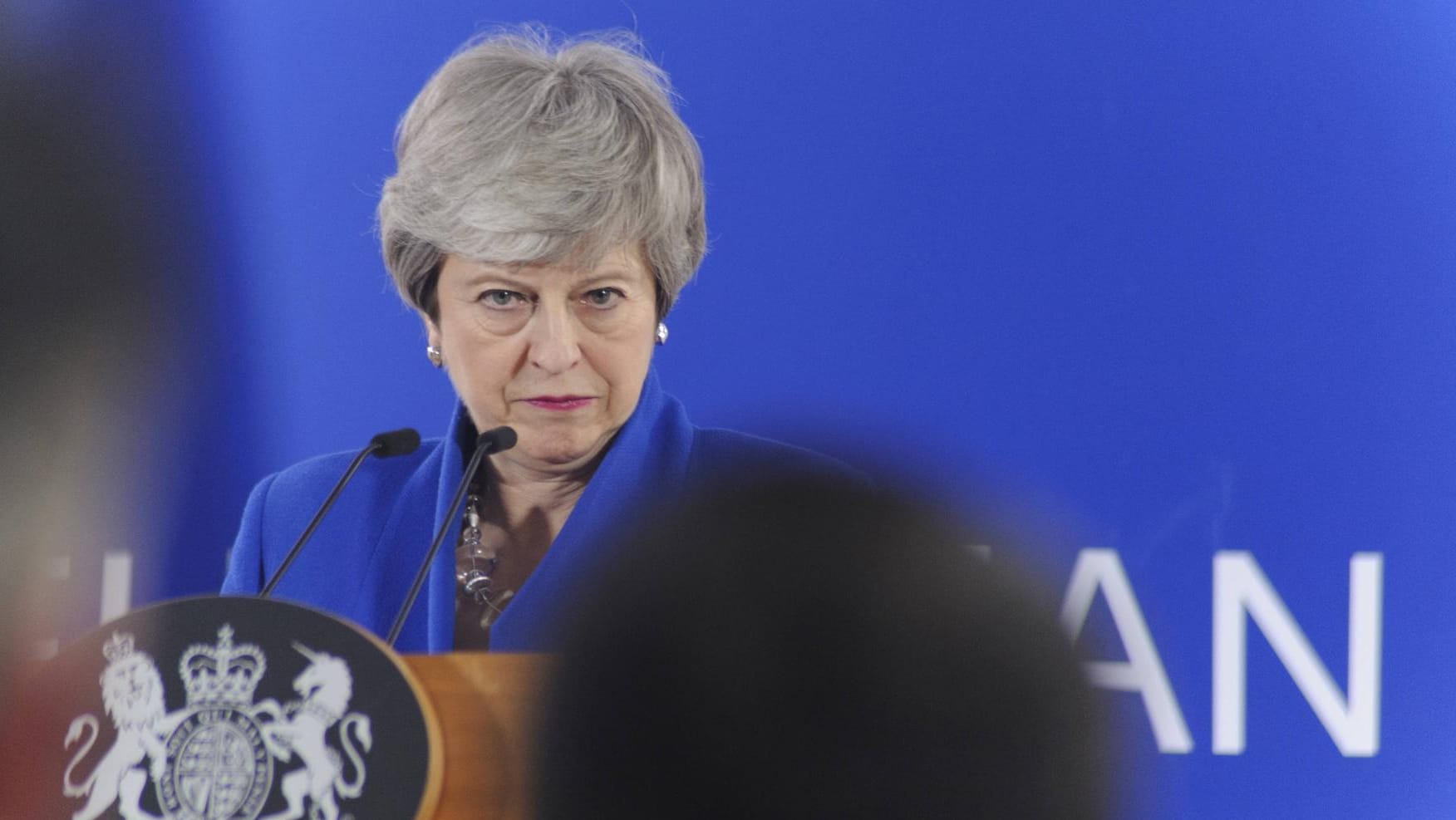 Theresa May nach der letzten Brexit-Verlängerung in Brüssel: Der Ausstieg Großbritanniens aus der EU könnte noch Monate, vielleicht sogar Jahre dauern.