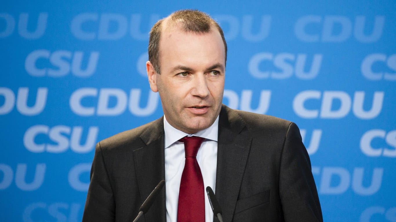 Der Spitzenkandidat der Unionsparteien Manfred Weber: Er hat gute Chancen, der nächste Kommissionspräsident zu werden.