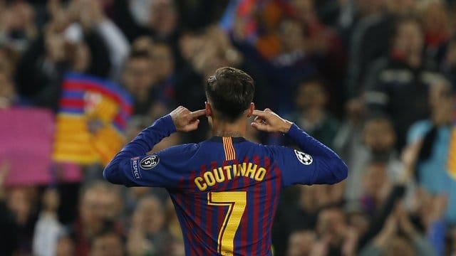 Barcelonas Philippe Coutinho zeigte bei der 0:4-Pleite gegen Liverpool eine nicht zufrieden stellende Leistung. Barcelonas Philippe Coutinho zeigte bei der 0:4-Pleite gegen Liverpool eine nicht zufrieden stellende Leistung.