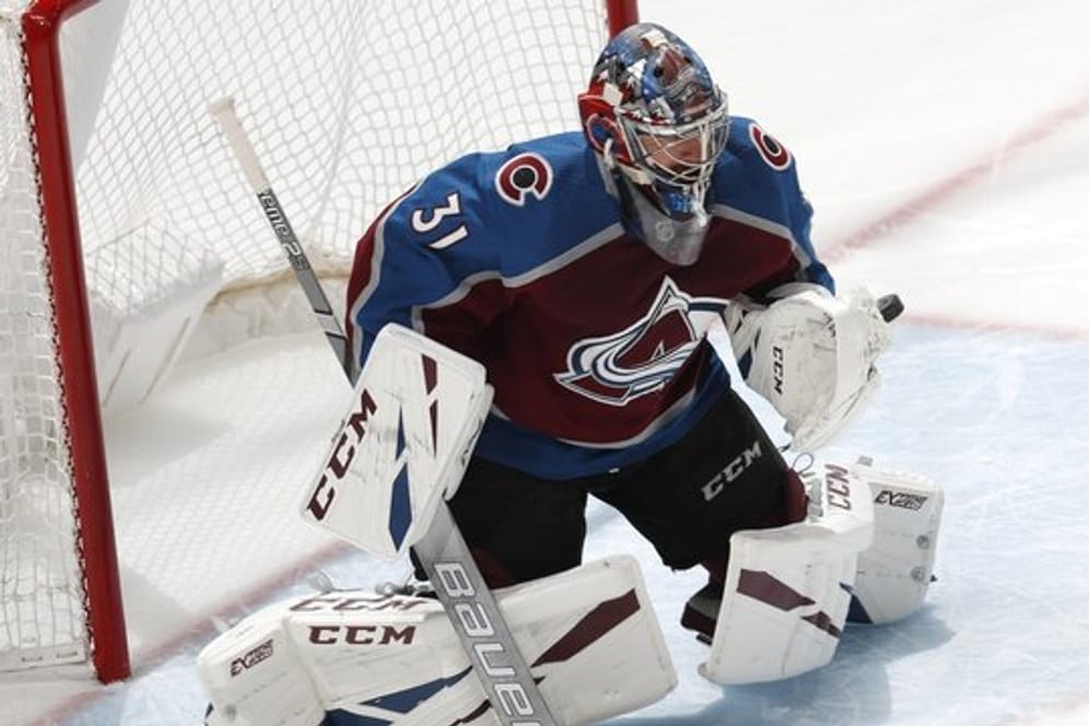 Hat seine Bereitschaft zur WM-Teilnahme signalisiert: Torhüter Philipp Grubauer von Colorado Avalanche.
