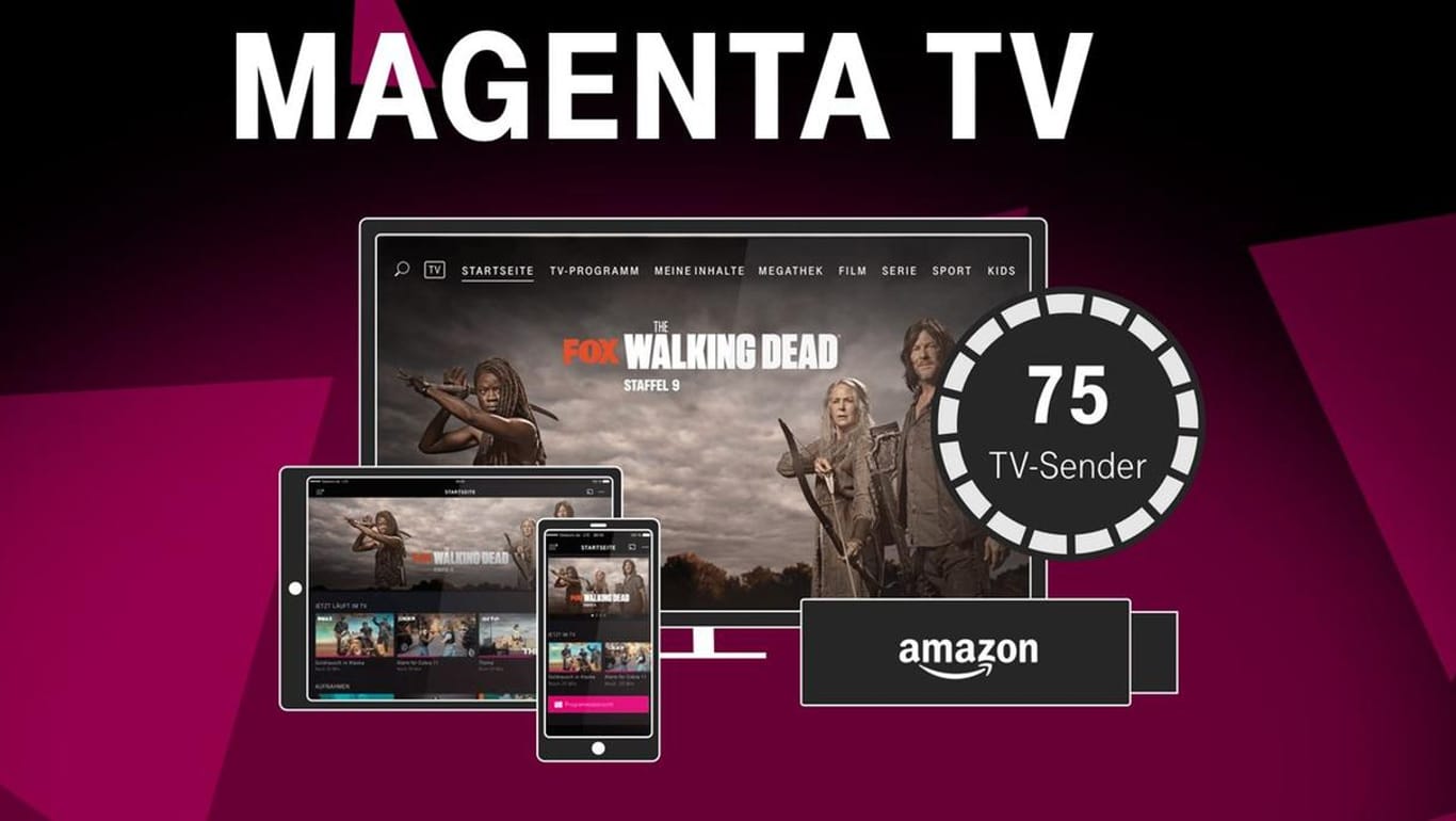 Magenta TV: Das Streamingangebot der Telekom lässt sich jetzt auch per Amazon Fire TV nutzen.