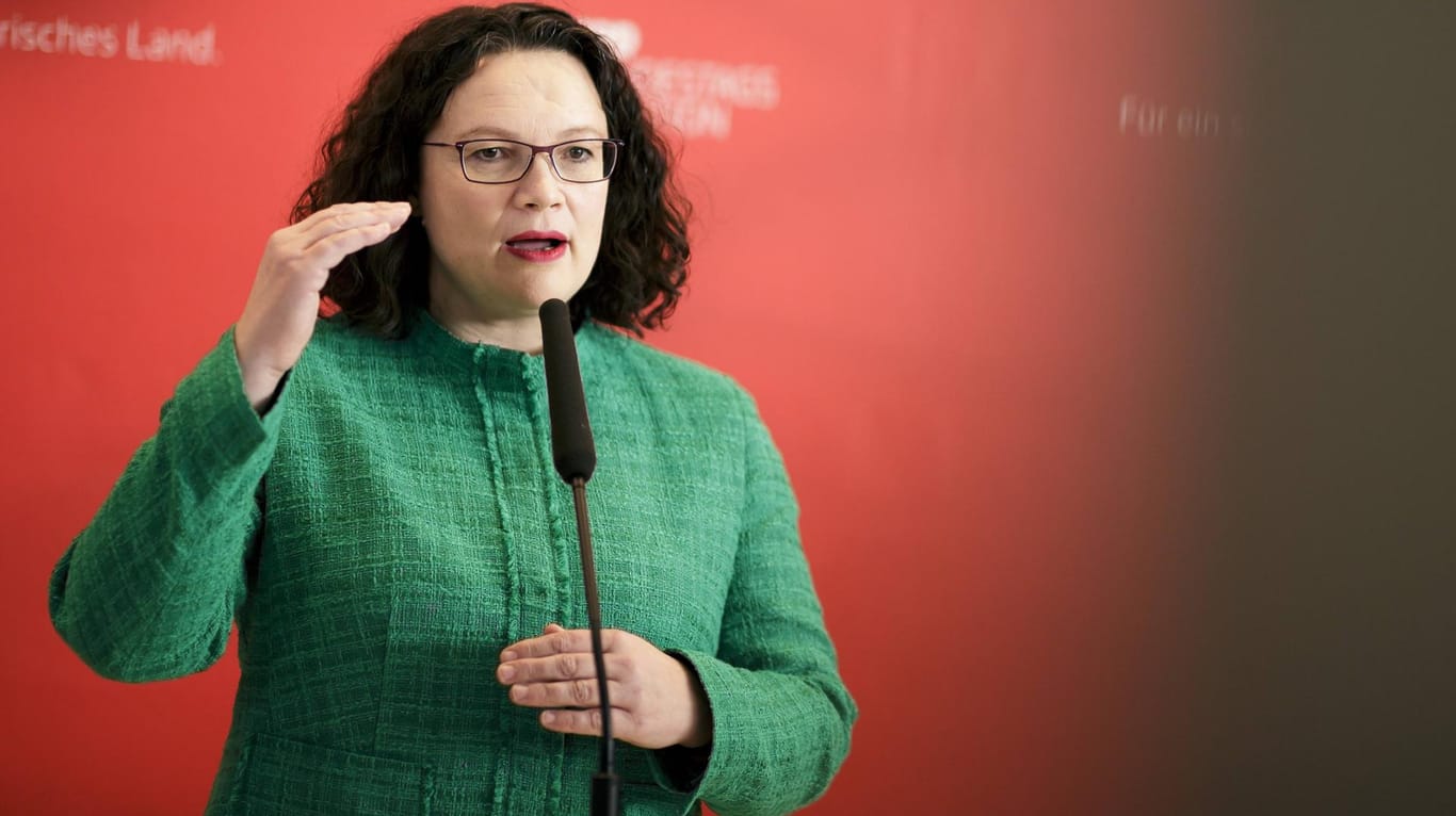 Andrea Nahles: Die SPD-Chefin erteilt einer vollständigen Abschaffung des Soli eine Absage.