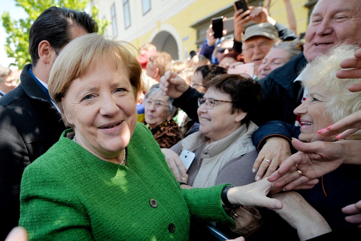 Angela Merkel beim Treffen der europäischen Staats- und Regierungschefs Anfang Mai in Rumänien.