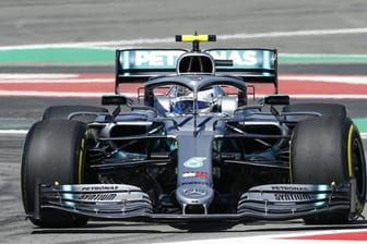 Schnellster im Training von Barcelona: Mercedes-Pilot Valtteri Bottas.