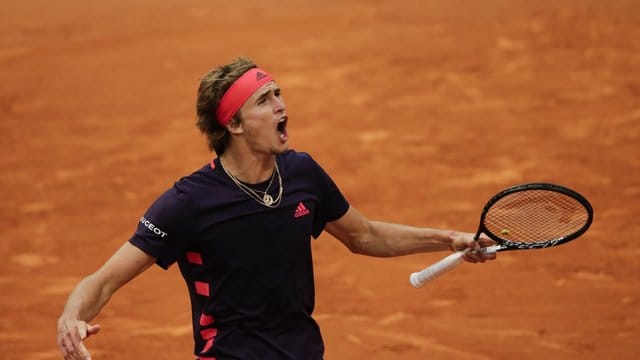 Verpasste in Madrid das Halbfinale: Titelverteidiger Alexander Zverev. Verpasste in Madrid das Halbfinale: Titelverteidiger Alexander Zverev.