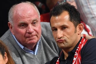 Verstehen sich: Bayern-Präsident Uli Hoeneß (l.) und Sportdirektor Hasan Salihimdzic.