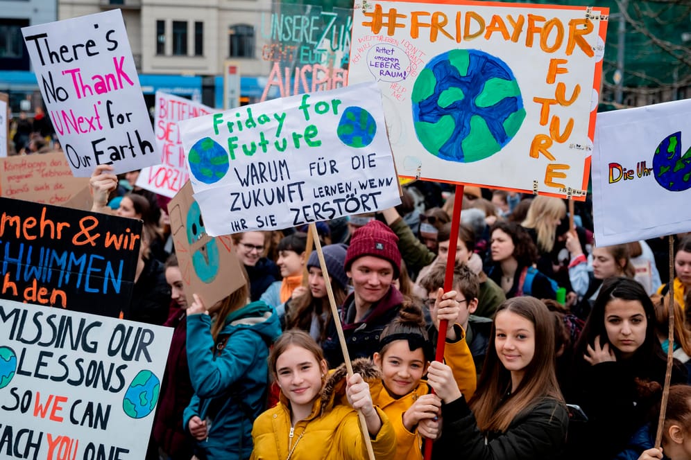 "Friday for Future"-Protest in Berlin (Archivbild): Die Klimabewegung treibt seit Monaten Zehntausende Kinder und Jugendliche auf die Straßen.