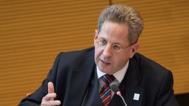 Hans-Georg Maaßen bei der Diskussionsveranstaltung des "Berliner Kreises": "Es sind keine Hit-Teams, die den Islamismus bei uns regelmäßig verbreiten.