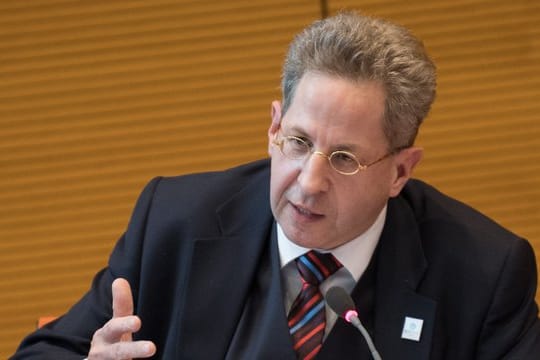 Hans-Georg Maaßen bei der Diskussionsveranstaltung des "Berliner Kreises": "Es sind keine Hit-Teams, die den Islamismus bei uns regelmäßig verbreiten.