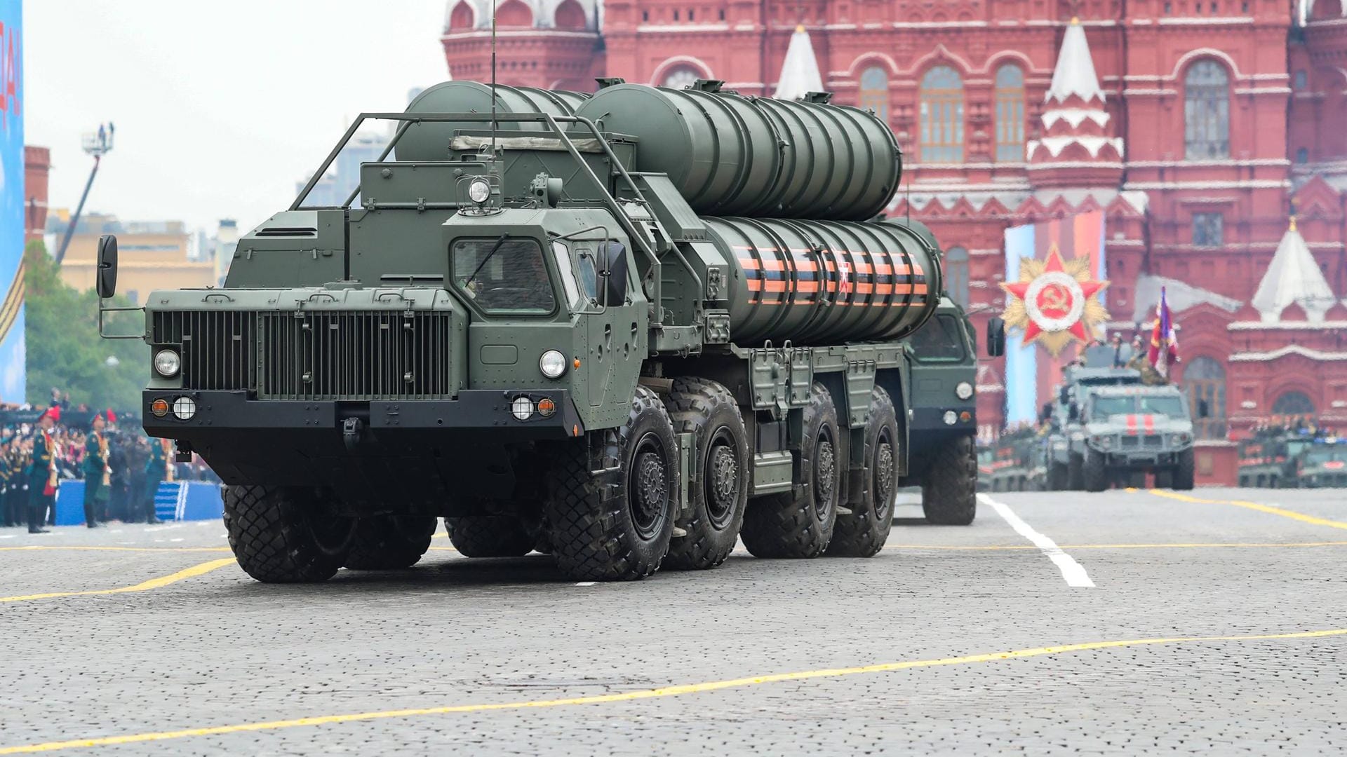 Das russische Flugabewehrsystem S-400.
