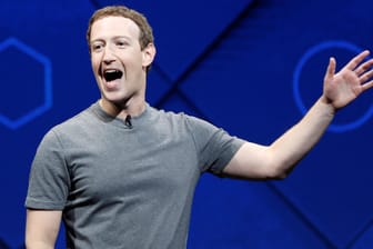 Mark Zuckerberg spricht auf der Facebook-Konferenz F8: zu viel Macht in einer Hand.