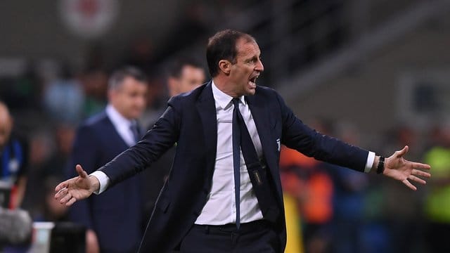 Wieder mit Juve italienischer Meister, aber in der Champions League raus: Trainer Massimiliano Allegri.