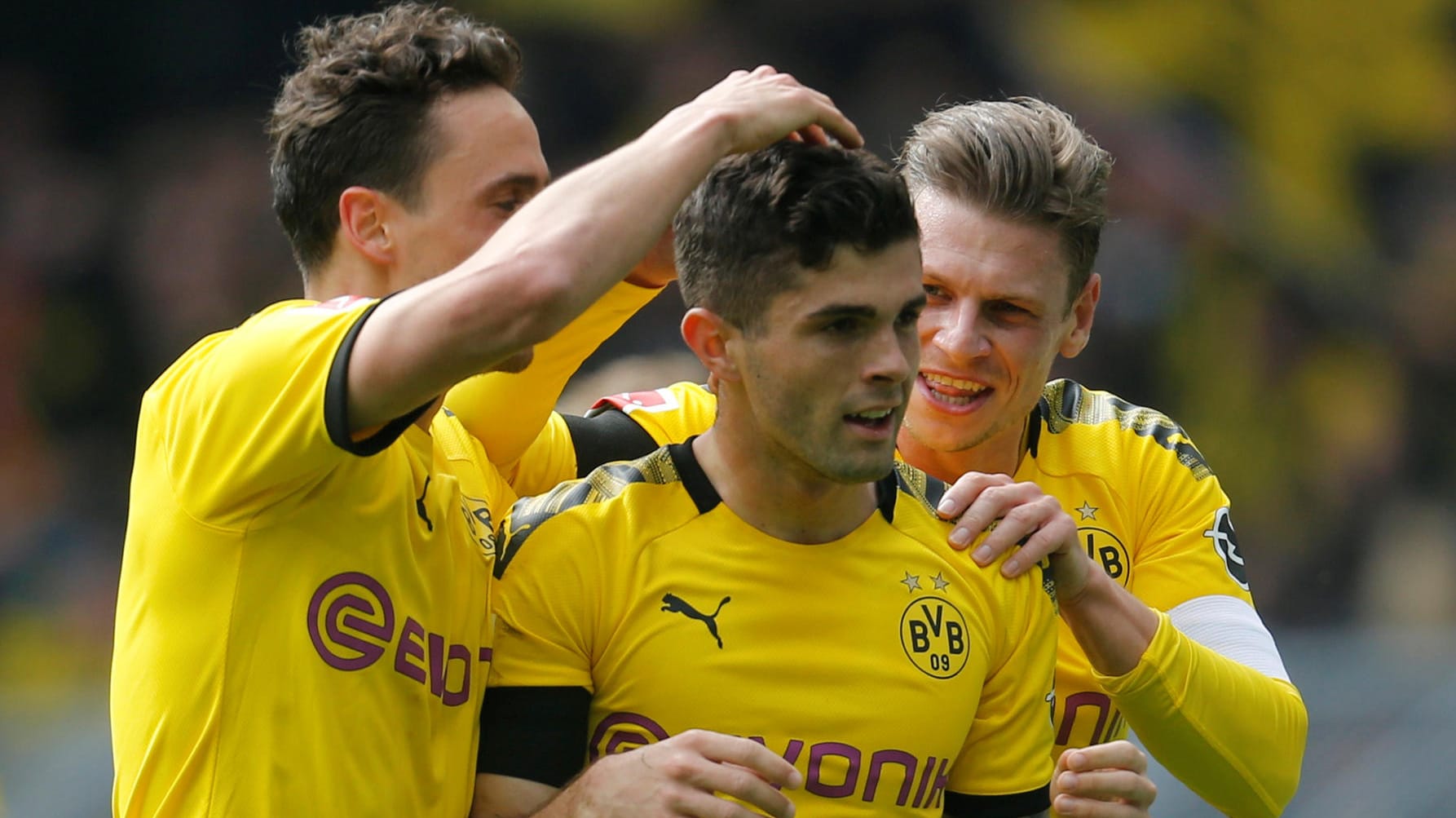 Christian Pulisic brachte den BVB in seinem letzten Heimspiel in Führung.