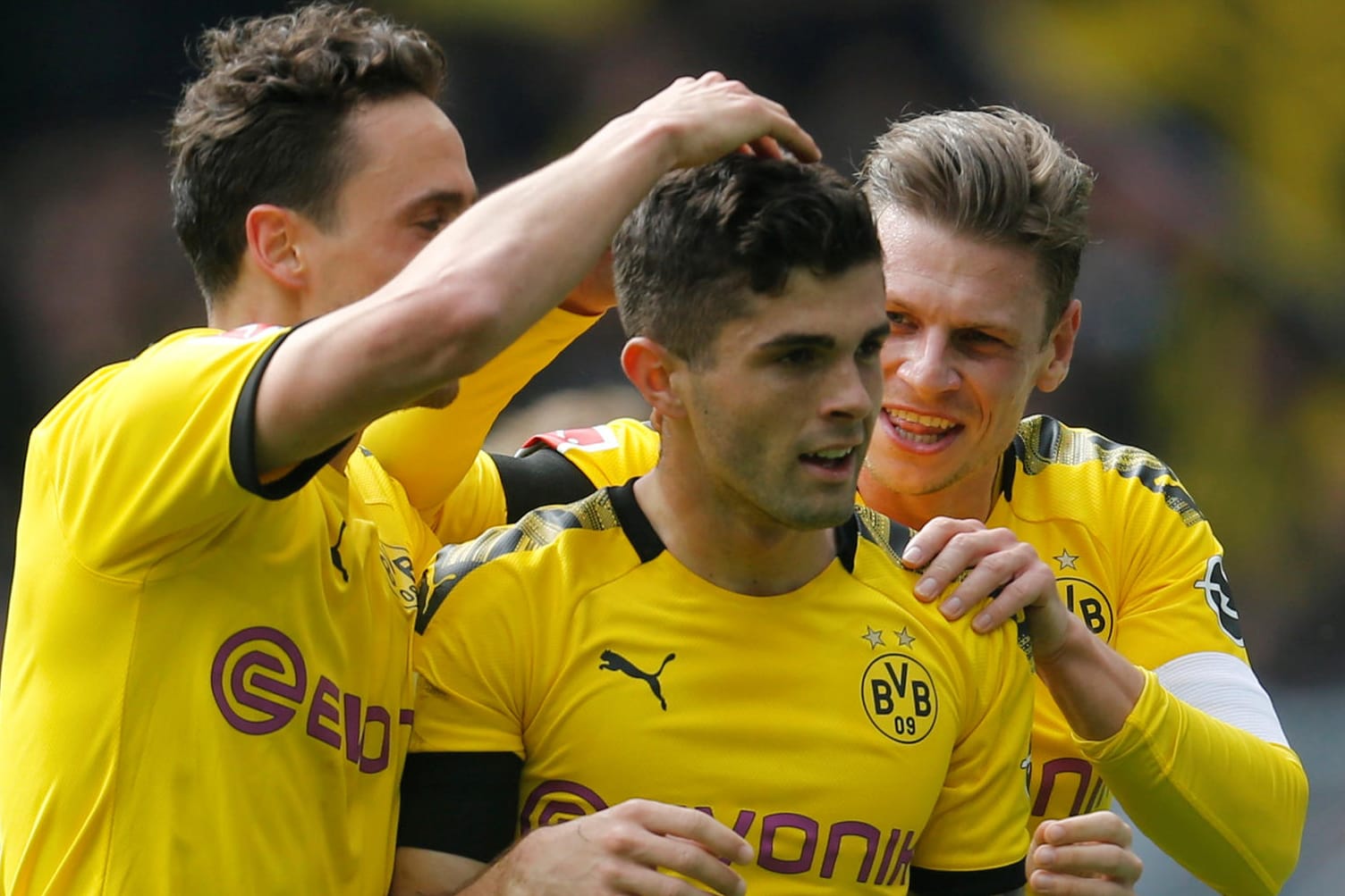Christian Pulisic brachte den BVB in seinem letzten Heimspiel in Führung.