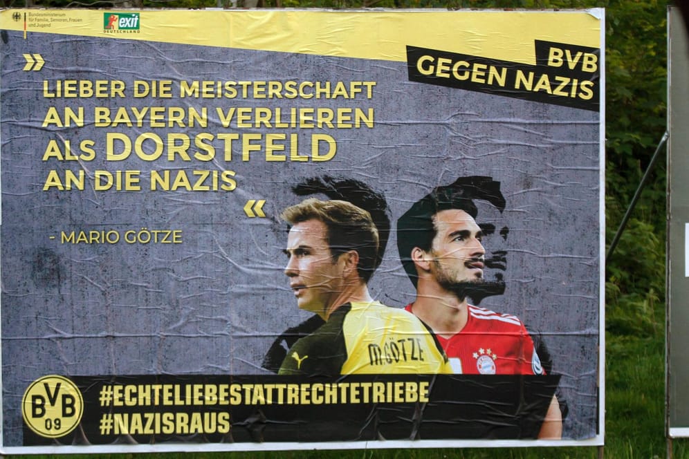 Kurios: Plakate wie diese hängen aktuell in Dortmund. Von wem sie stammen, ist noch unklar.