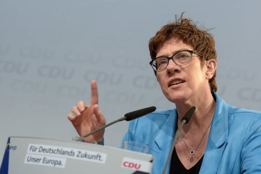 Annegret Kramp-Karrenbauer hatte im Dezember den CDU-Vorsitz von Angela Merkel übernommen.