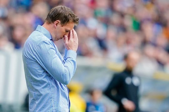Hoffenheims Trainer Julian Nagelsmann hatte sich einen besseren Abschied gewünscht.