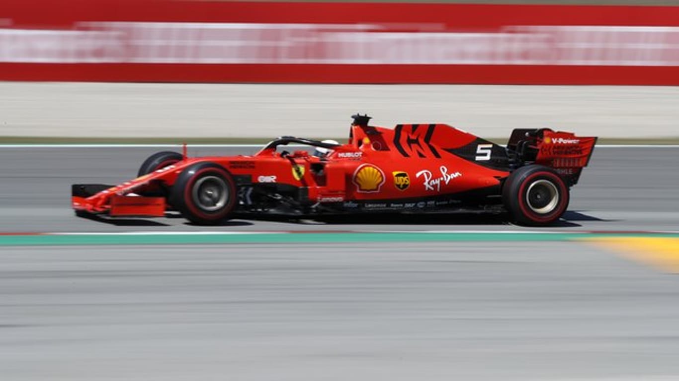 Sebastian Vettel wurde beim Großen Preis von Spanien nur Vierter.