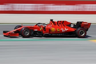 Sebastian Vettel wurde beim Großen Preis von Spanien nur Vierter.