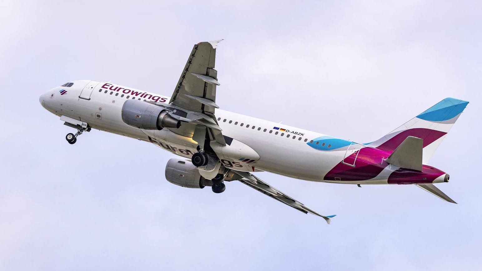 Maschine der Eurowings: Auf dem Weg nach Nizza musste ein Flugzeug der Airline umkehren.