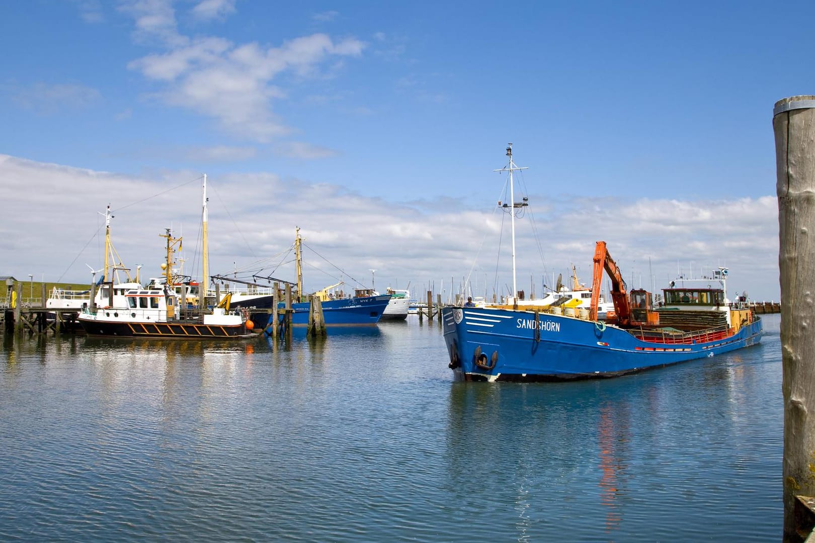 Hafen von Wyk auf Föhr: Hier wird die neue Katamaran-Fähre getauft. (Archivbild)