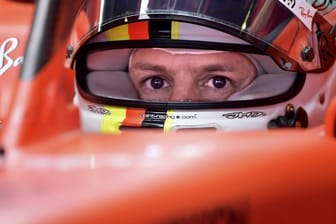 Sebastian Vettel: Der Ferrari-Star ist gegen die Dominanz von Mercedes bislang chancenlos.