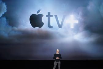 Apple-CEO Tim Cook bei der Vorstellung neuer Produkte in Cupertino.