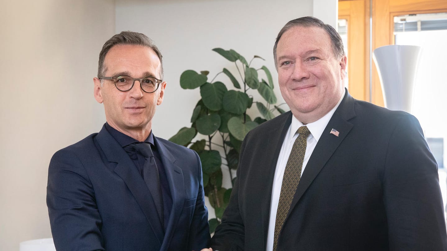 Heiko Maas triff Mike Pompeo: Maas hat die USA vor einem Krieg mit dem Iran gewarnt.