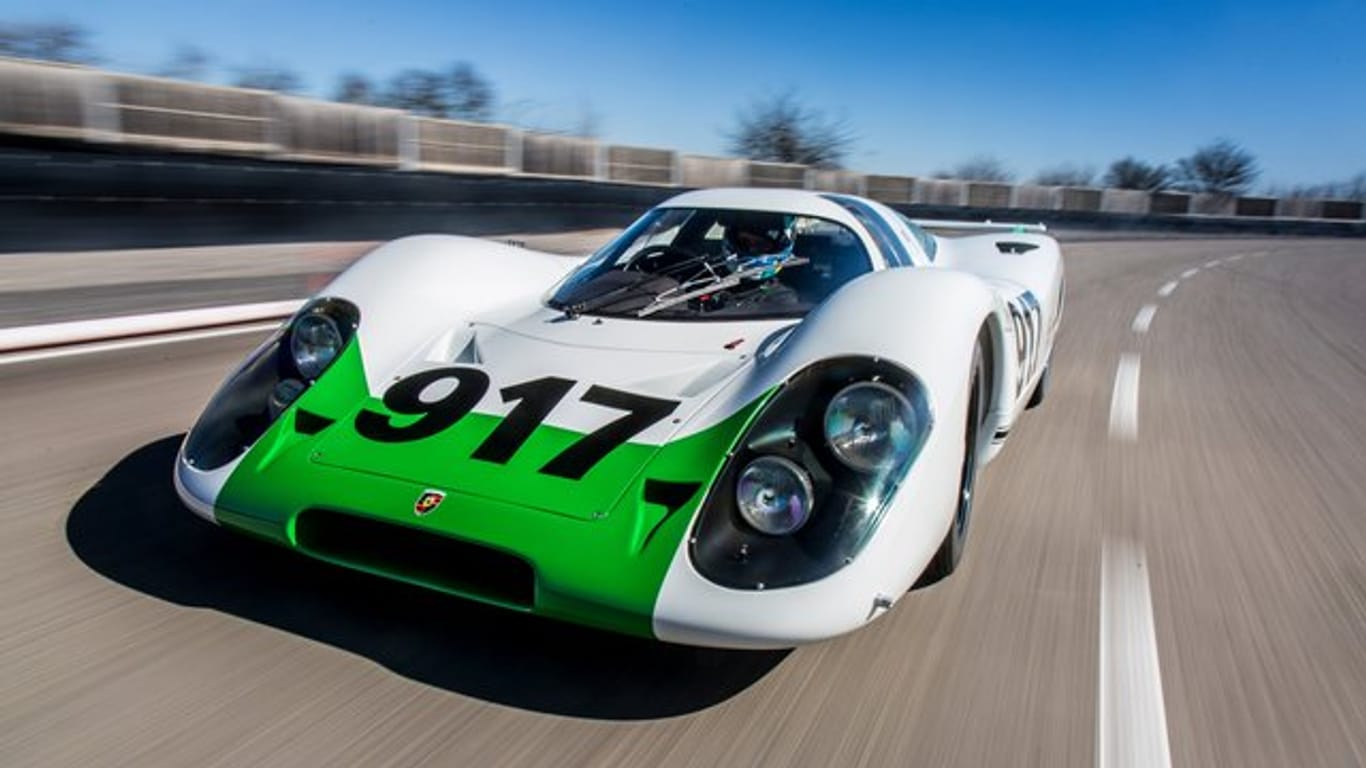 Rennlegende: Der 917 ist einer der bekanntesten Rennwagen von Porsche, auch durch seine Rolle im Film "Le Mans" (1971) mit Steve McQueen.