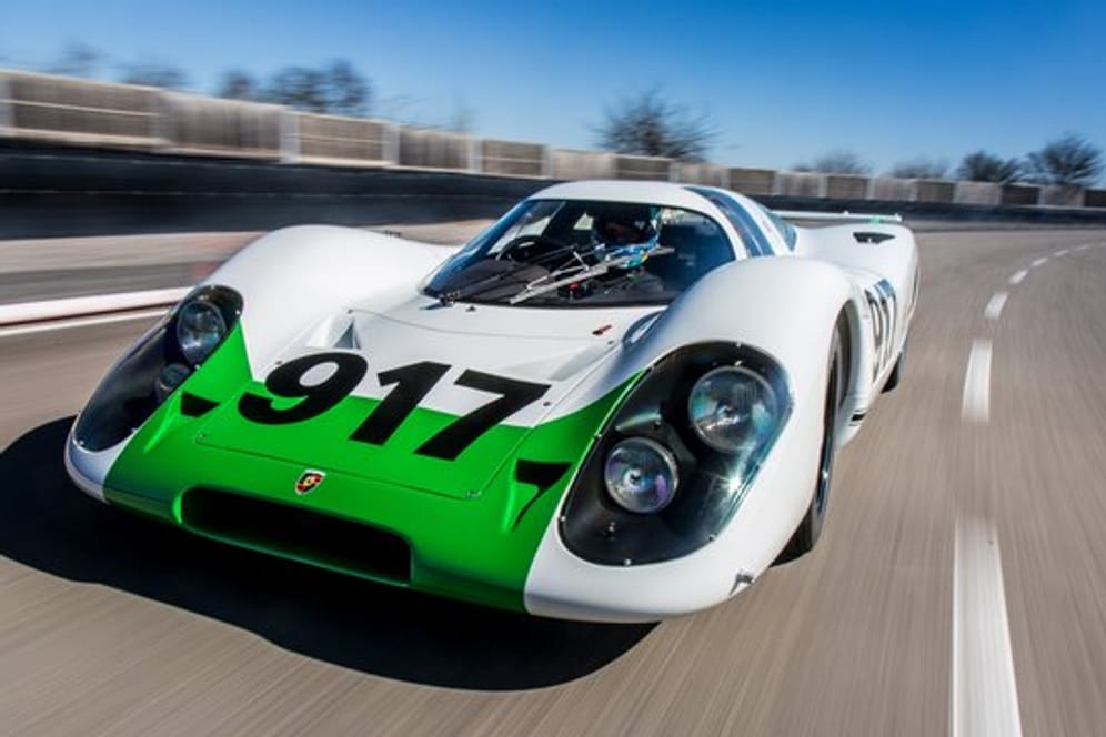 Rennlegende: Der 917 ist einer der bekanntesten Rennwagen von Porsche, auch durch seine Rolle im Film "Le Mans" (1971) mit Steve McQueen.
