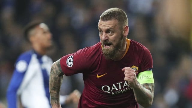 Sagt der Roma "Ciao": Daniele De Rossi.