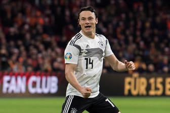 Nico Schulz jubelt im DFB-Dress: In der EM-Qualifikation gelang ihm zuletzt ein Doppelpack gegen die Niederlande.