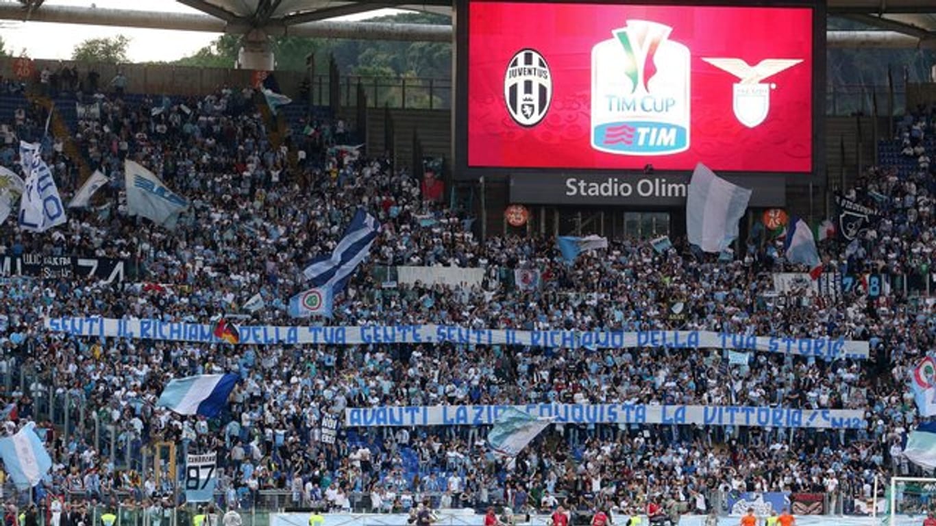 Berüchtigt: Die Fans von Lazio Rom.