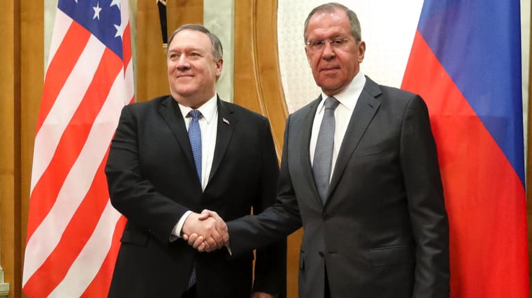 Mike Pompeo und Sergey Lavrov: Sie treffen sich im Namen von US-Präsident Trump und Russlands Kremlchef Wladimir Putin.