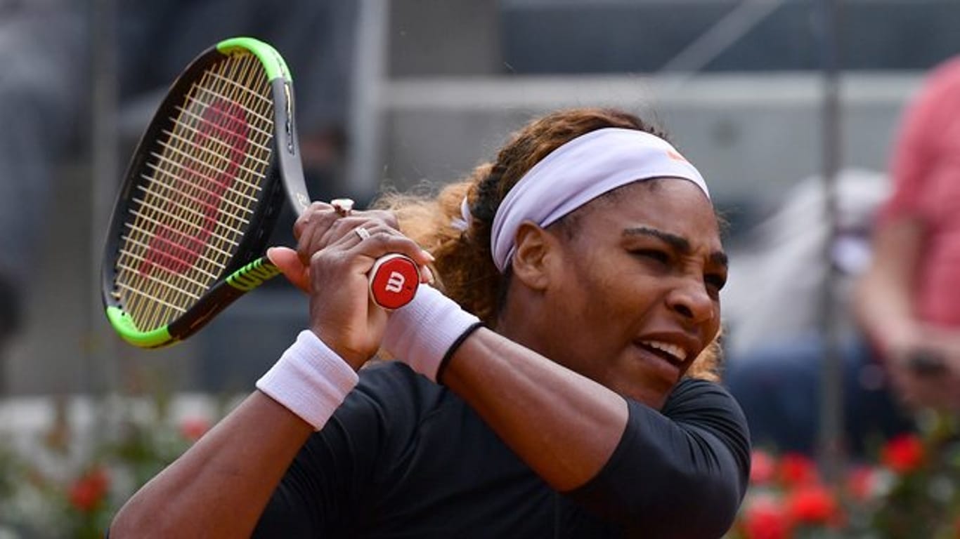 Serena Williams gab beim Turnier in Rom auf.