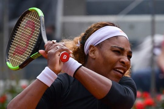 Serena Williams gab beim Turnier in Rom auf.