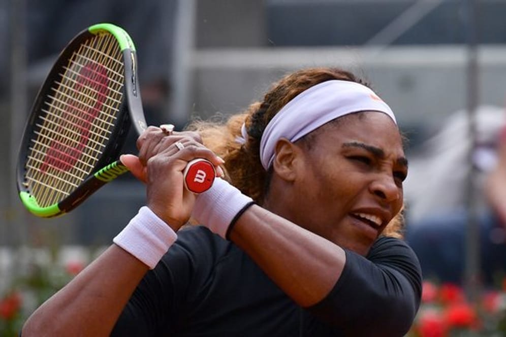 Serena Williams gab beim Turnier in Rom auf.