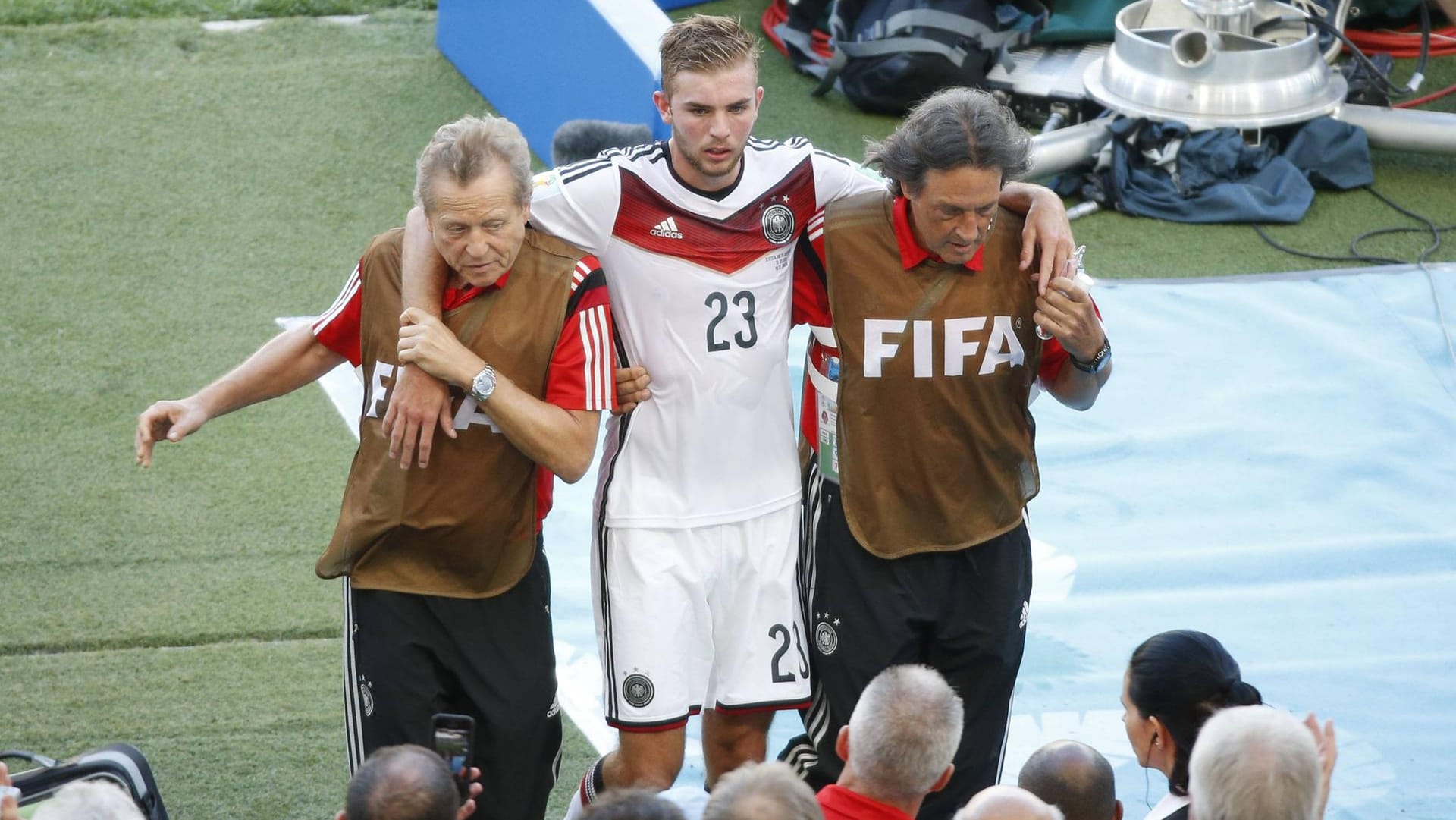 Benommen: Christoph Kramer im WM-Finale 2014.