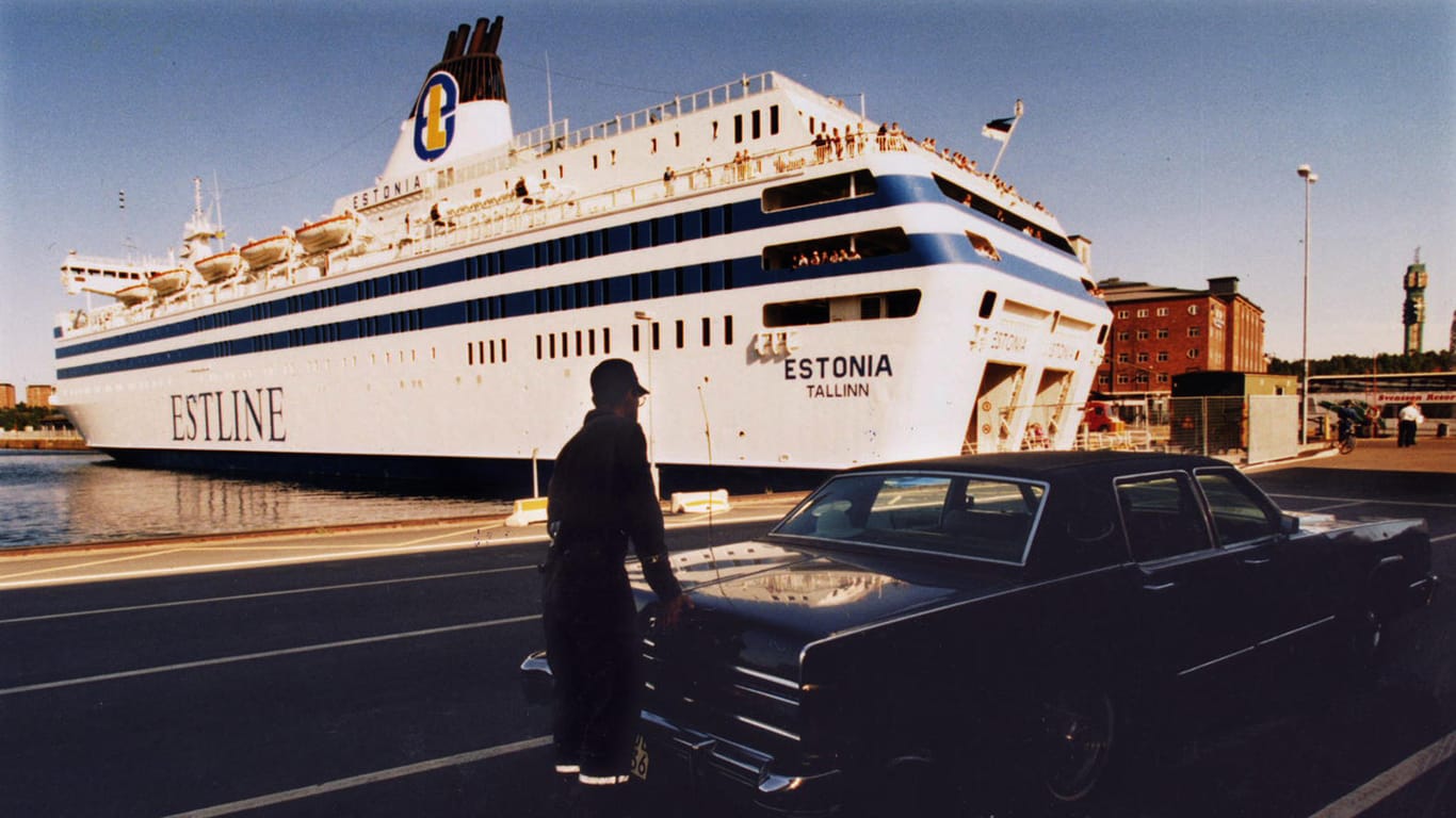 Die "Estonia" auf einer Aufnahme von Sommer 1994: Ihr Untergang im September dauert nur rund 30 Minuten.