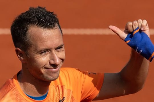 Philipp Kohlschreiber wird in Hamburg aufschlagen.