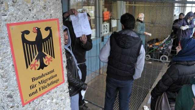 Erstaufnahmeeinrichtung für Flüchtlinge im baden-württembergischen Ellwangen.