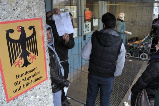 Erstaufnahmeeinrichtung für Flüchtlinge im baden-württembergischen Ellwangen.